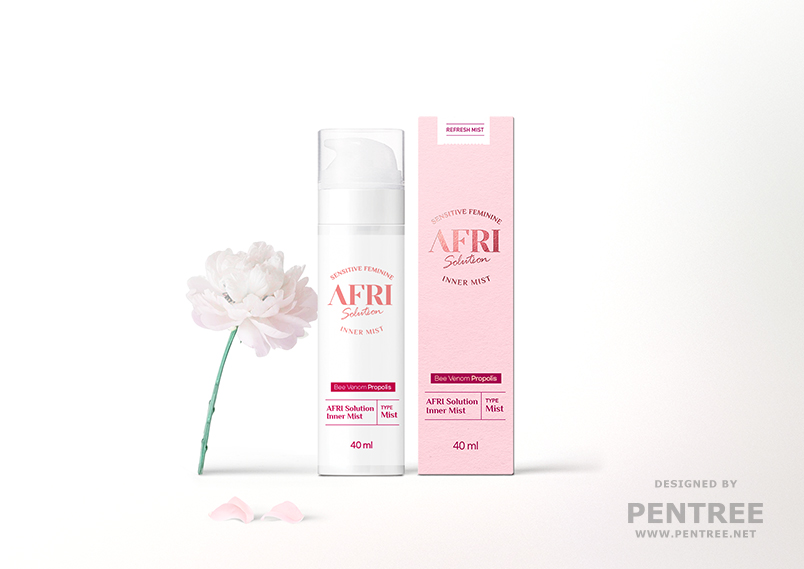 [AFRI] 여성청결 미스트 디자인